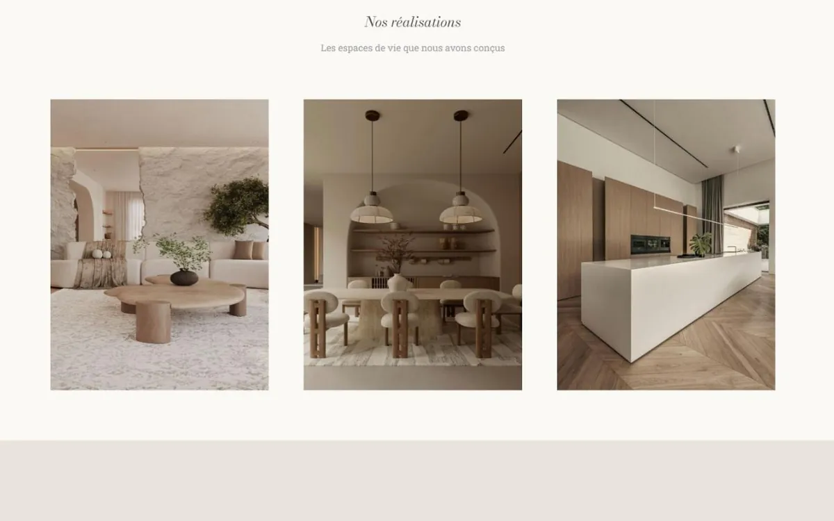 Aperçu de la page d’accueil du site ArKalab Architecture